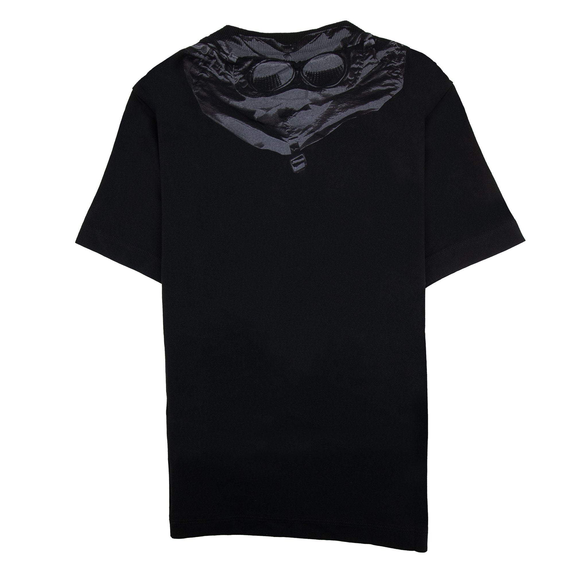 Cp Company Undersixteen Chest Logo Back Goggle T-shirt Black 999
