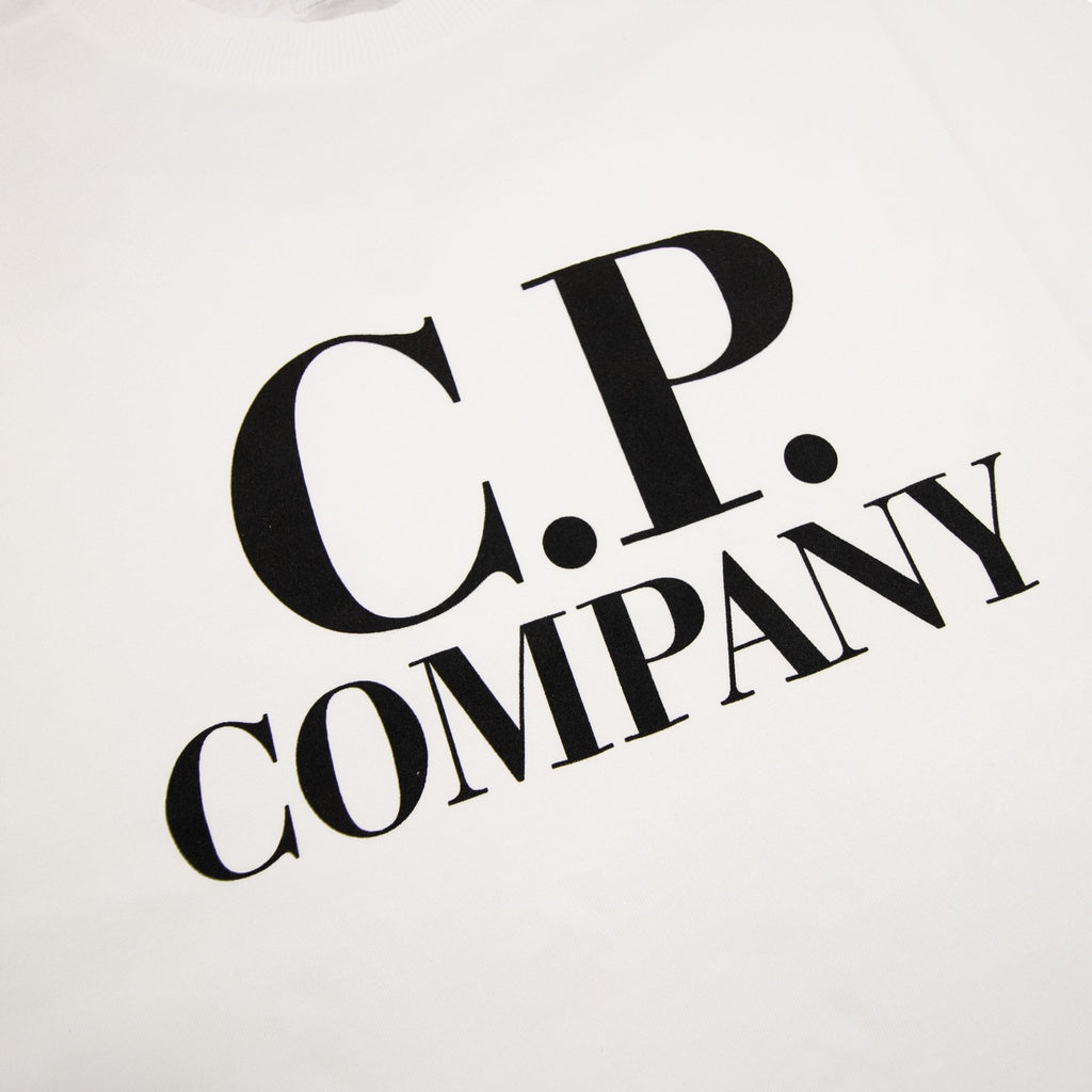 Cp Company Undersixteen Chest Logo Back Goggle T-shirt White 103