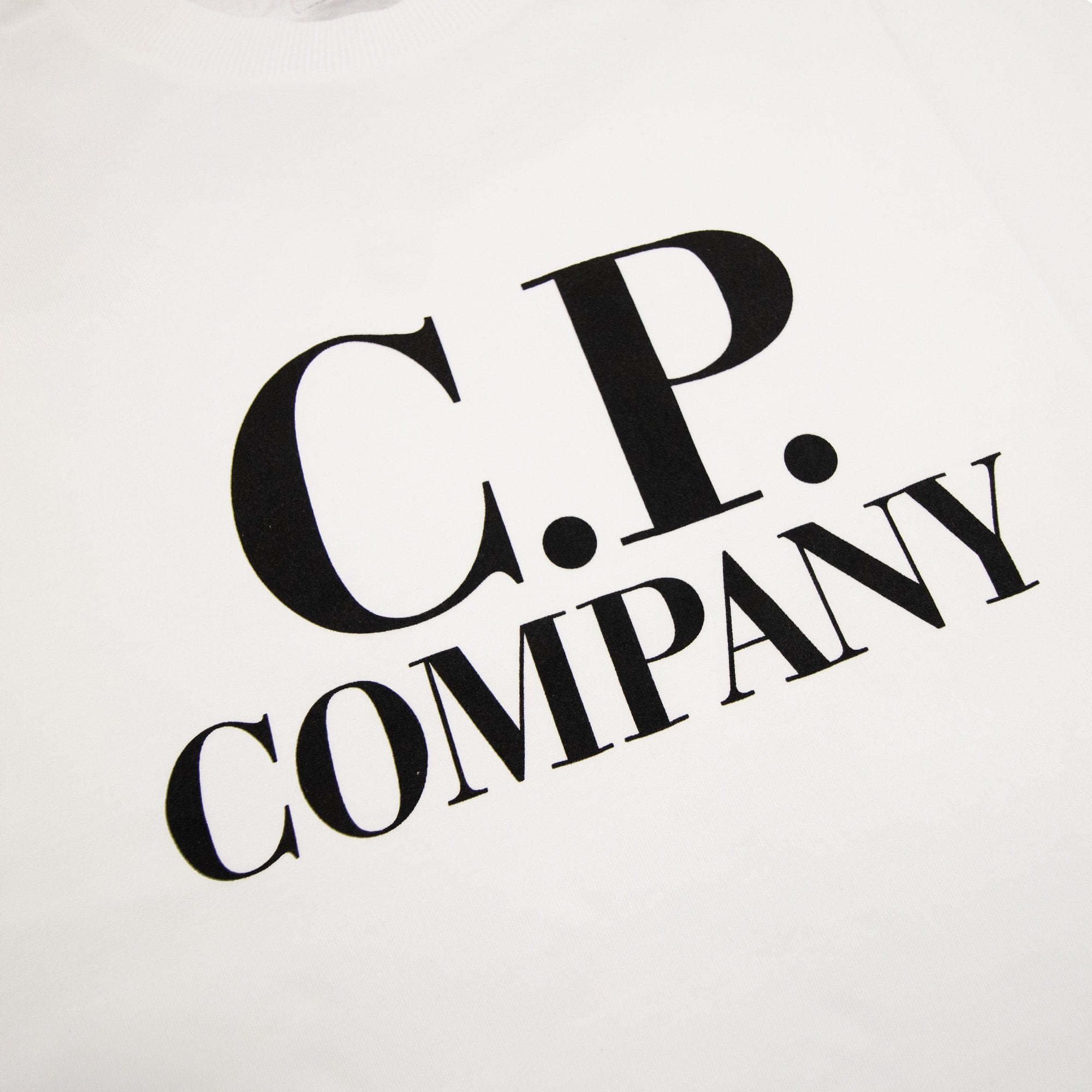 Cp Company Undersixteen Chest Logo Back Goggle T-shirt White 103