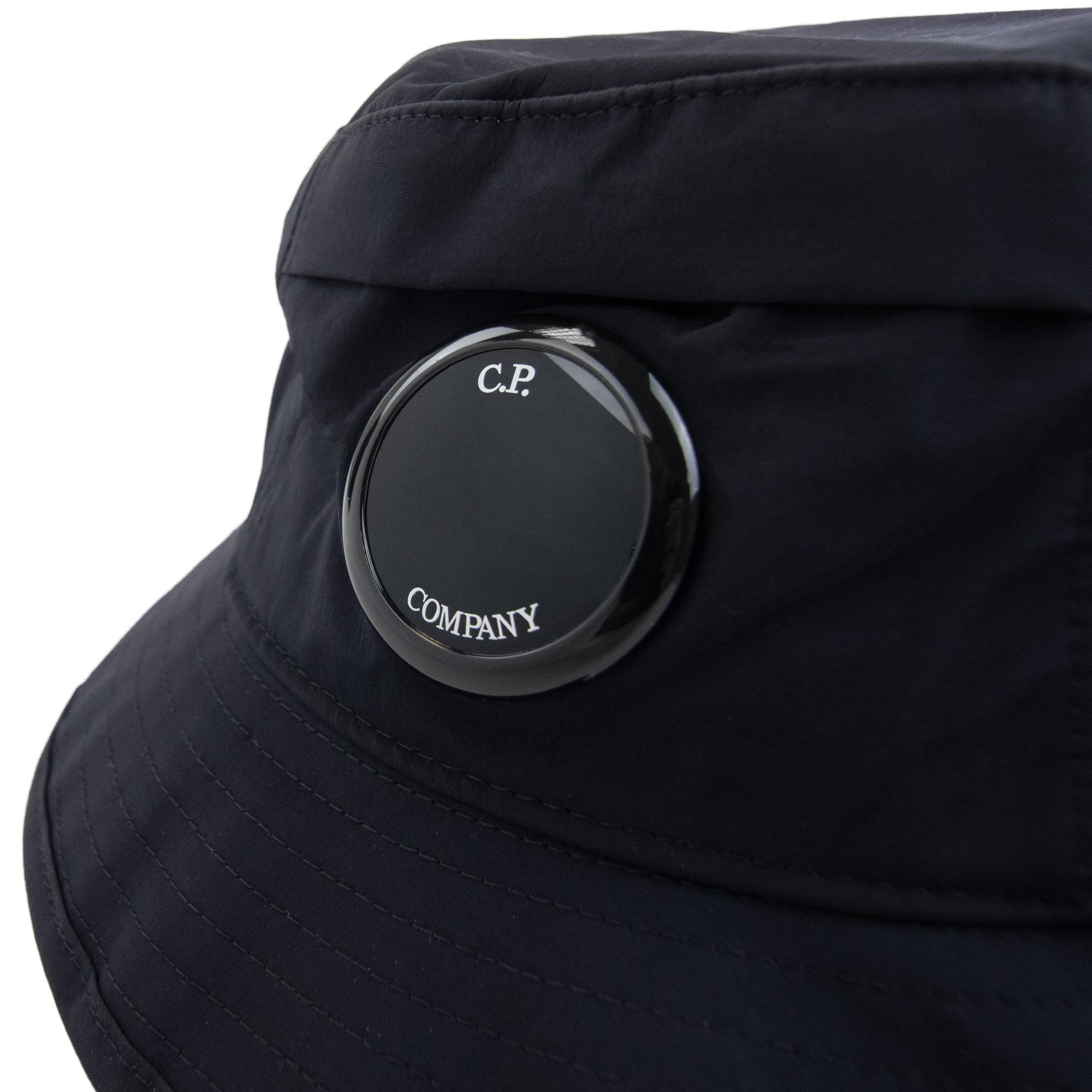 Cp Company Chrome R Lens Bucket Hat Navy 888