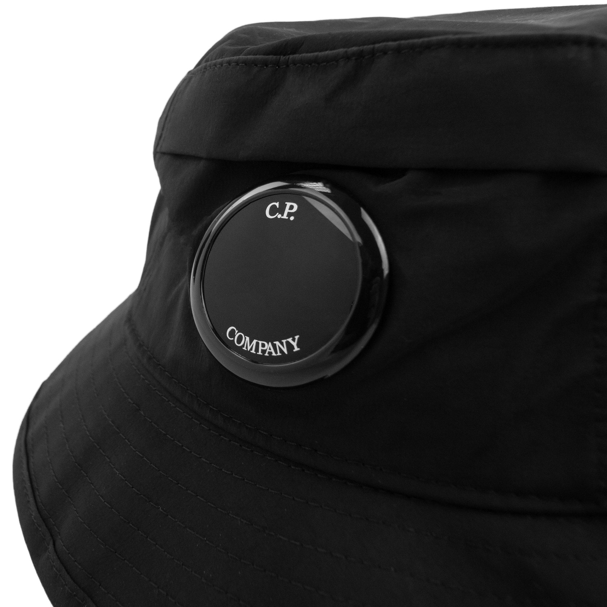 Cp Company Chrome R Lens Bucket Hat Black 999 | ONU – Onu