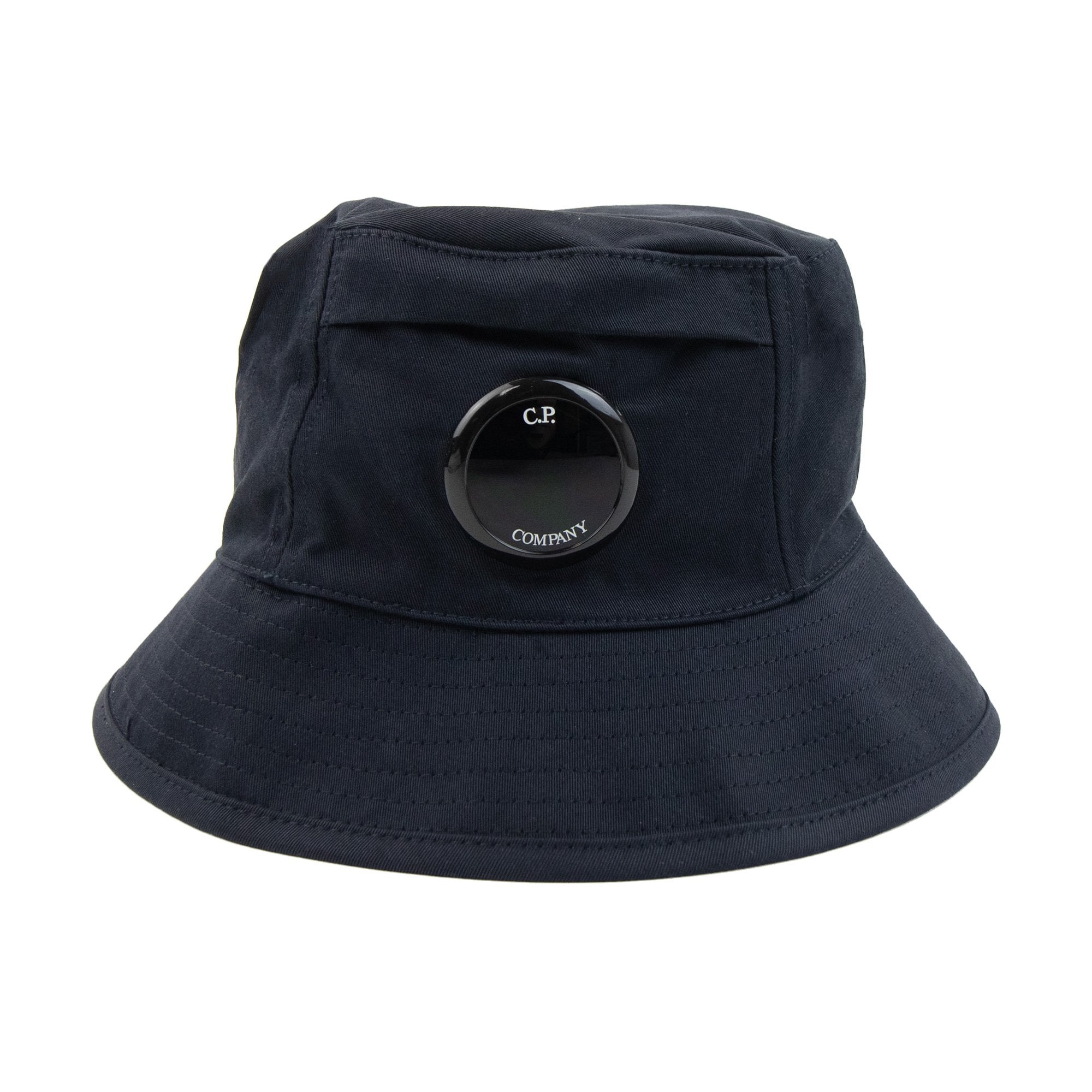 Cp Company Undersixteen Gabardine Lense Bucket Hat Navy 888
