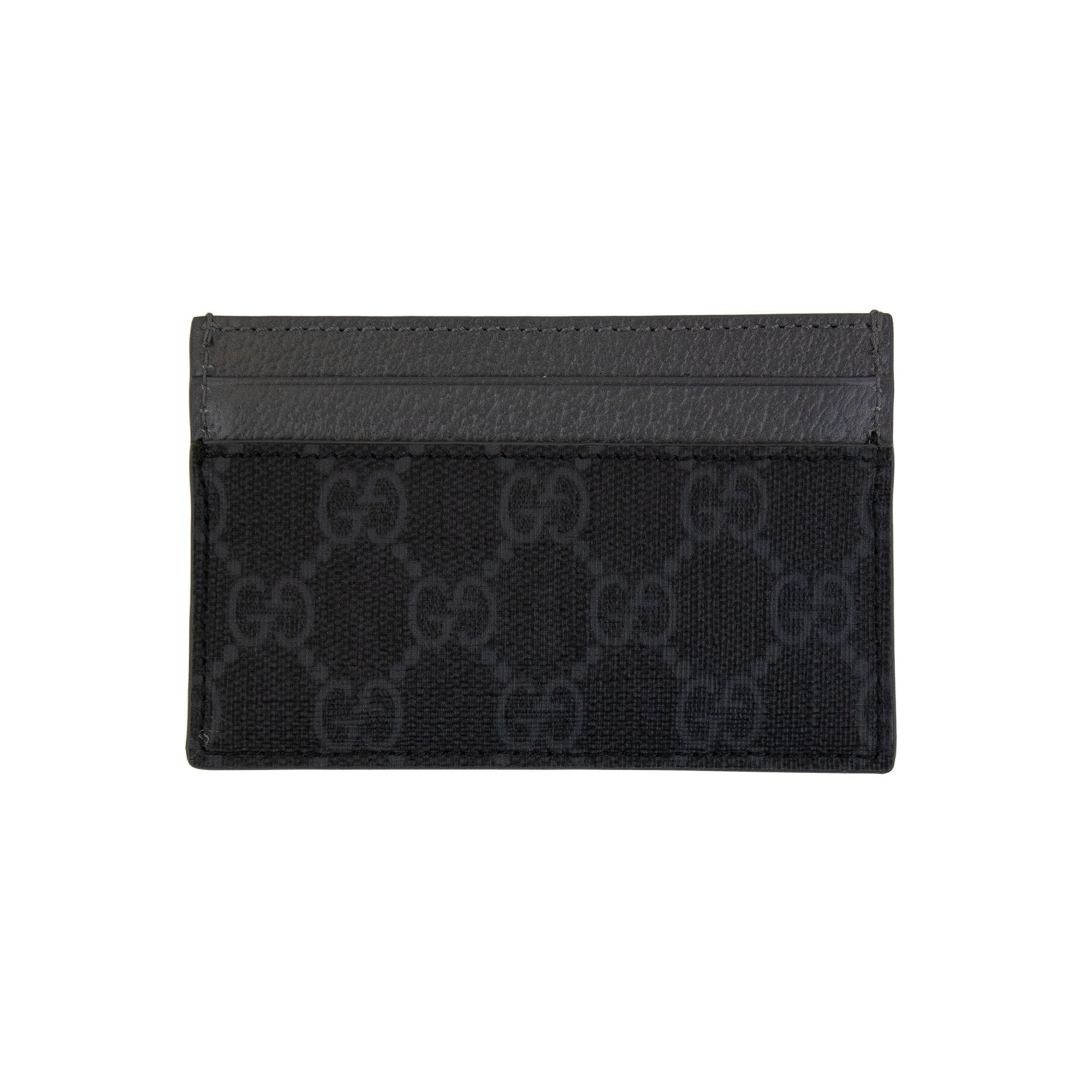 Gucci Gg Detail Card Case Grey 9053