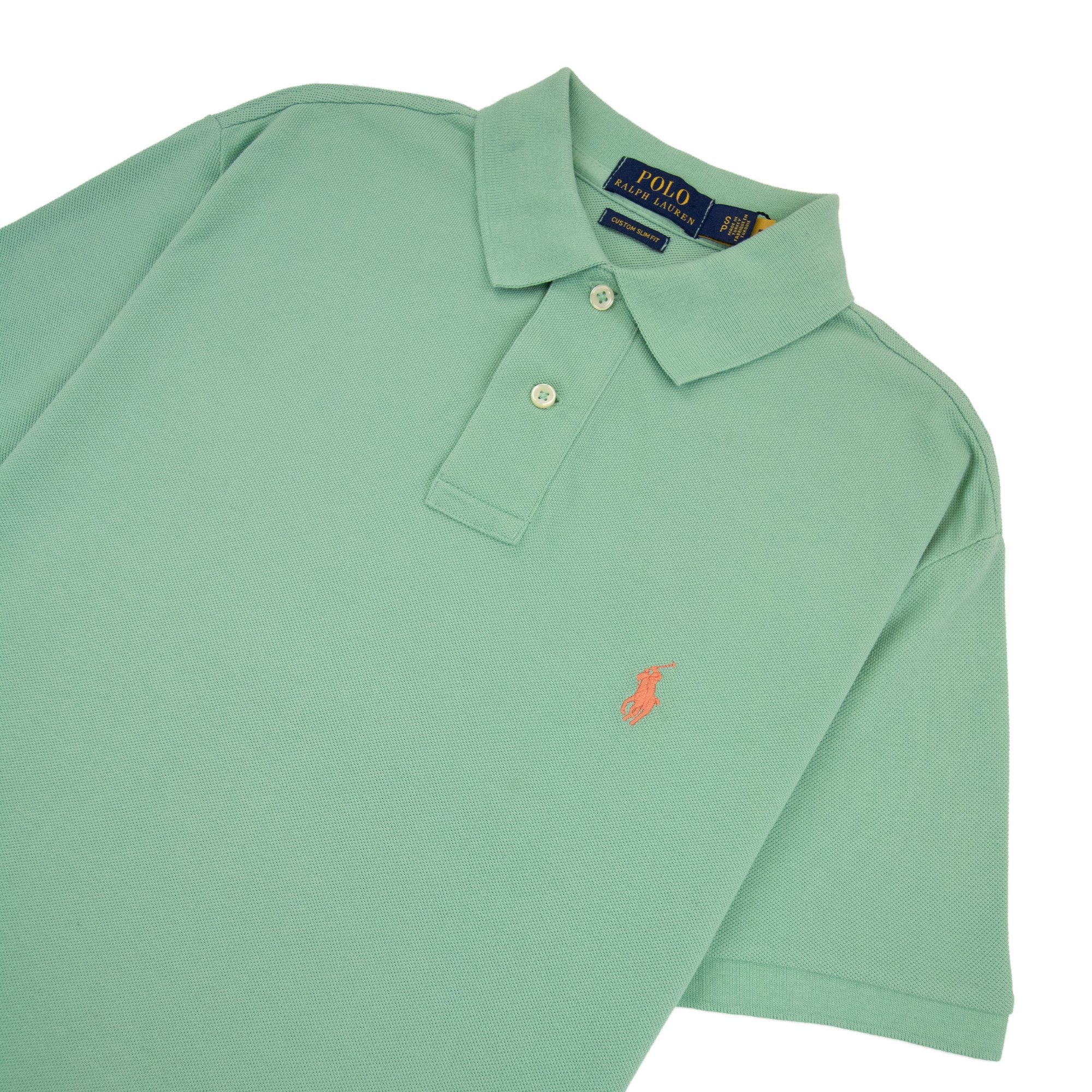 Polo Ralph Lauren Custom Slim Fit Polo Faded Mint