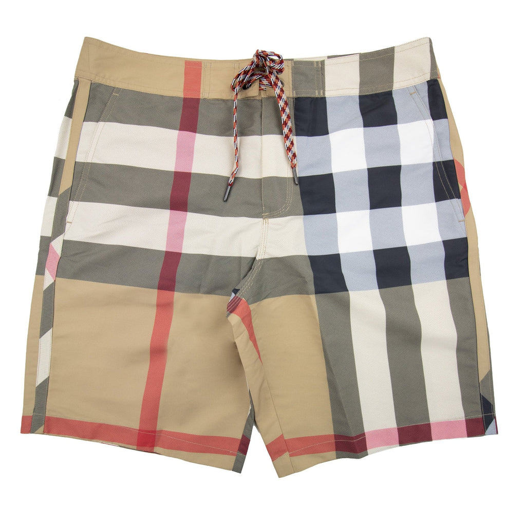 Burberry Check Swim Shorts Archive Beige