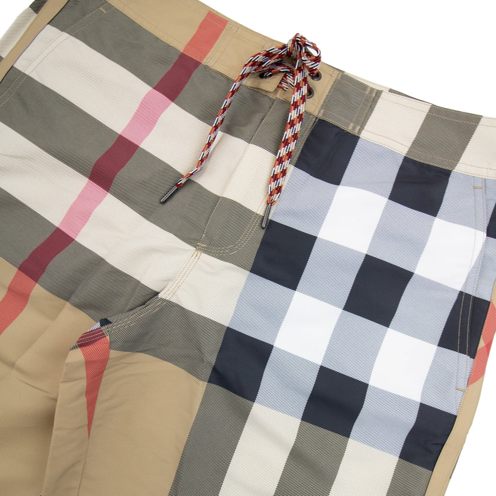 Burberry Check Swim Shorts Archive Beige