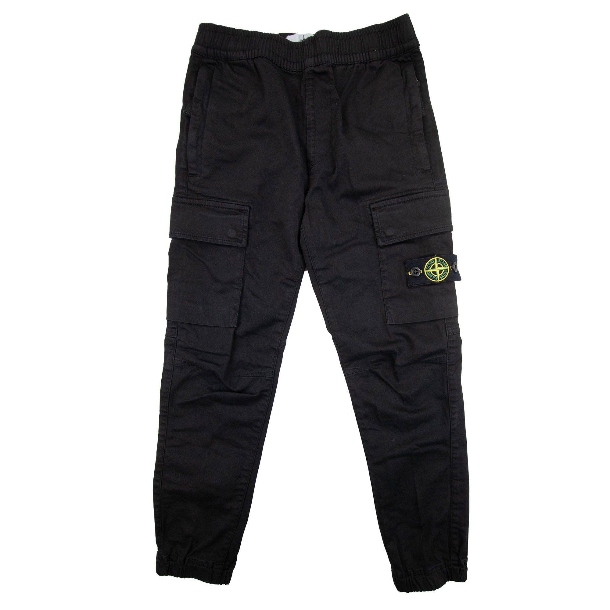 Stone Island Junior 31212 Cargo Pants Black V0029