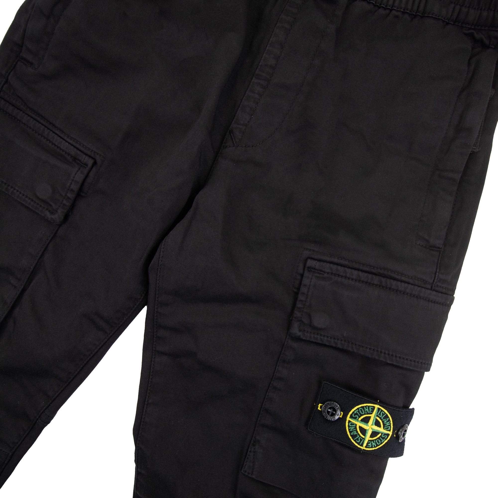 Stone Island Junior 31212 Cargo Pants Black V0029