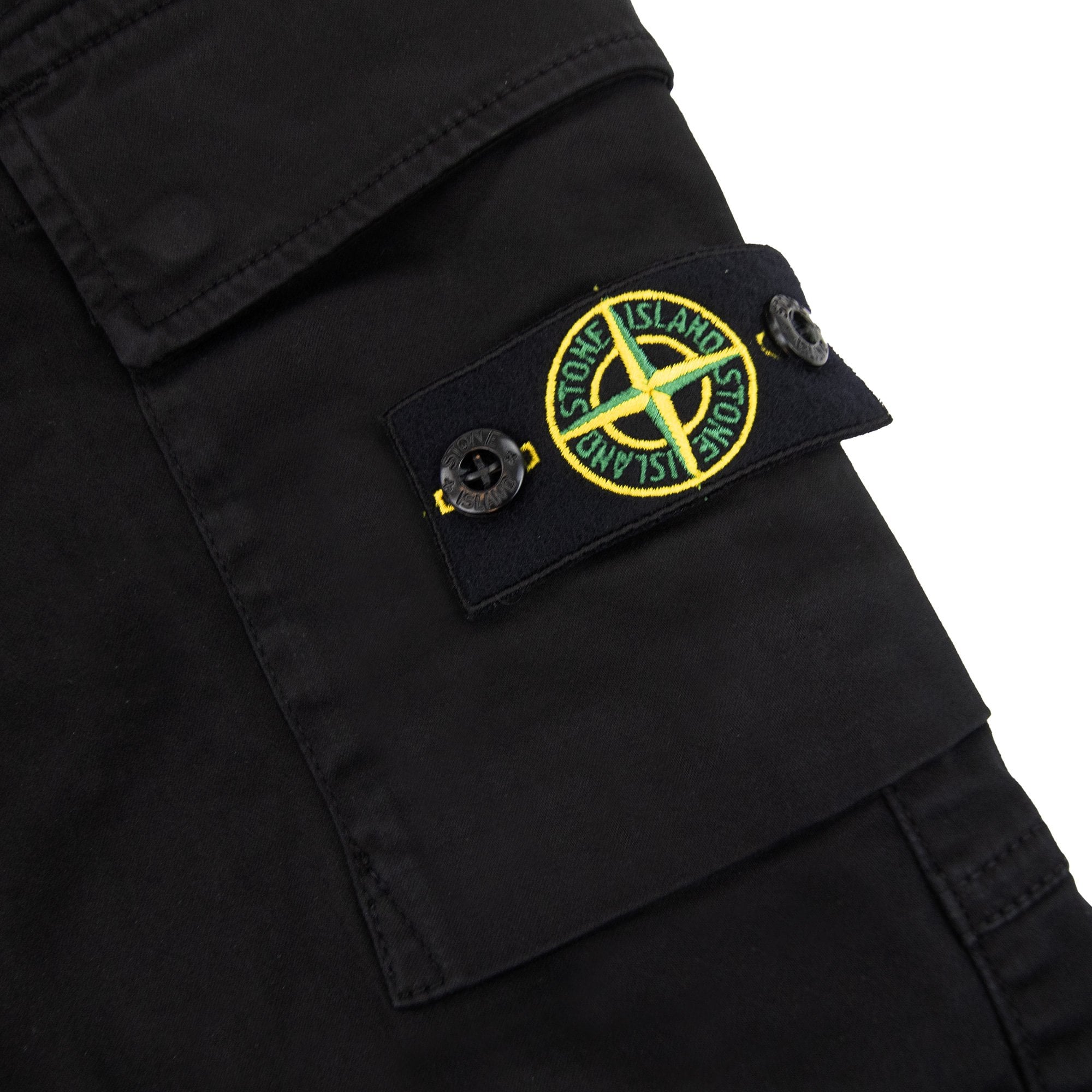 Stone Island Junior 31212 Cargo Pants Black V0029