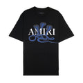 Amiri Snake Logo T Shirt Black/blue