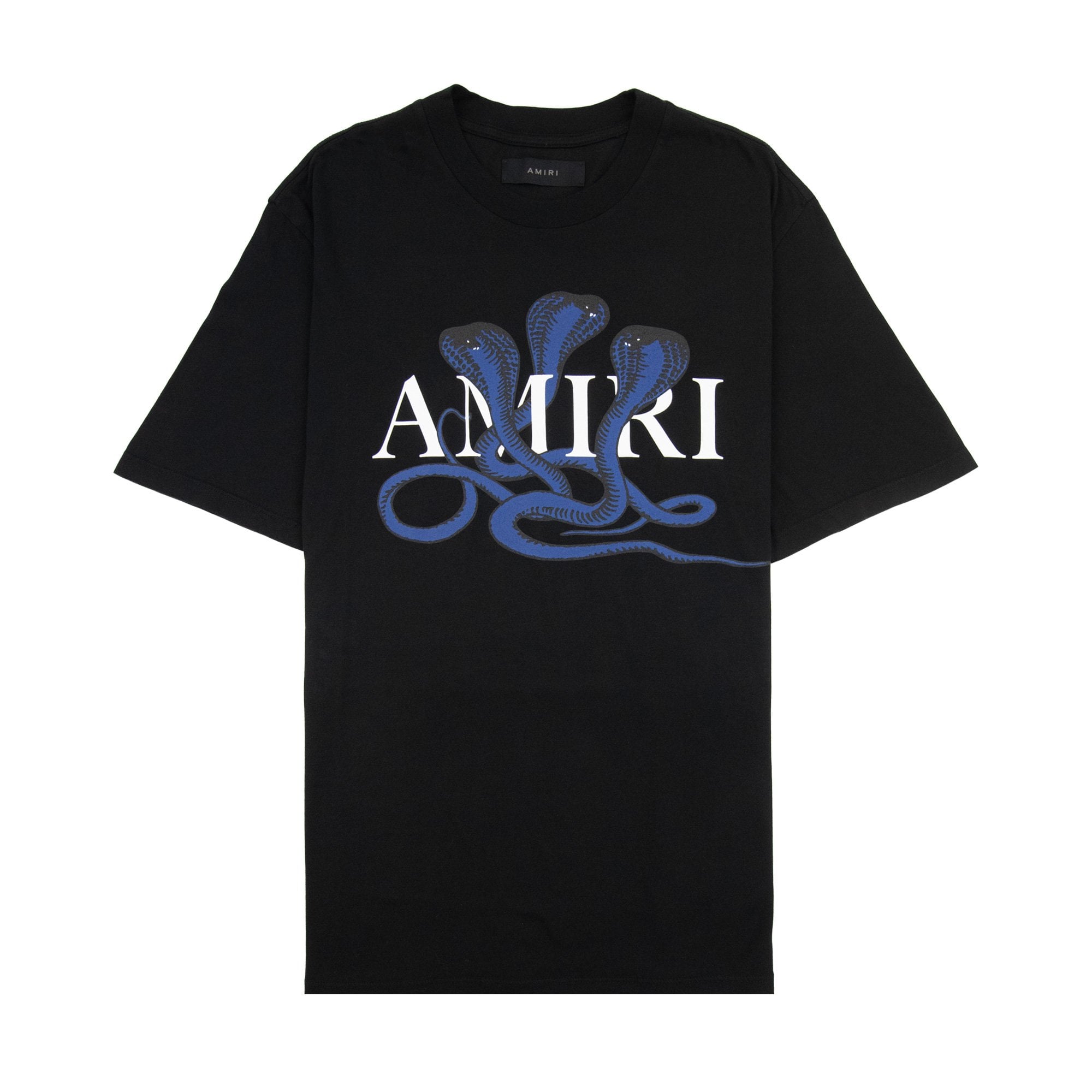 Amiri Snake Logo T Shirt Black/blue