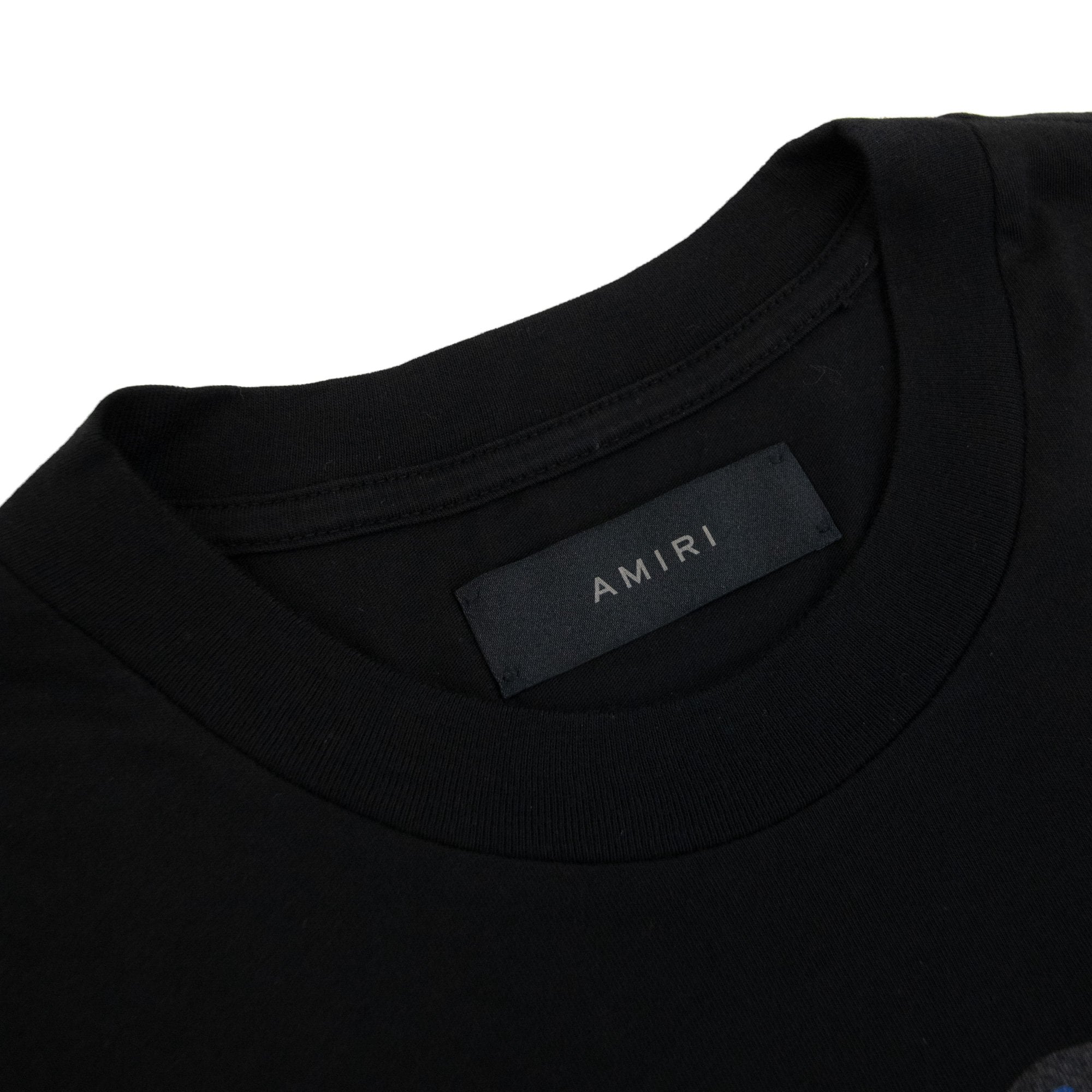 Amiri Snake Logo T Shirt Black/blue