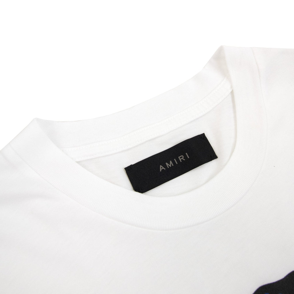 Amiri Snake Logo T Shirt White/blue