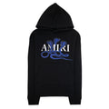 Amiri Snake Logo Hoodied Sweatshirt Black/blue