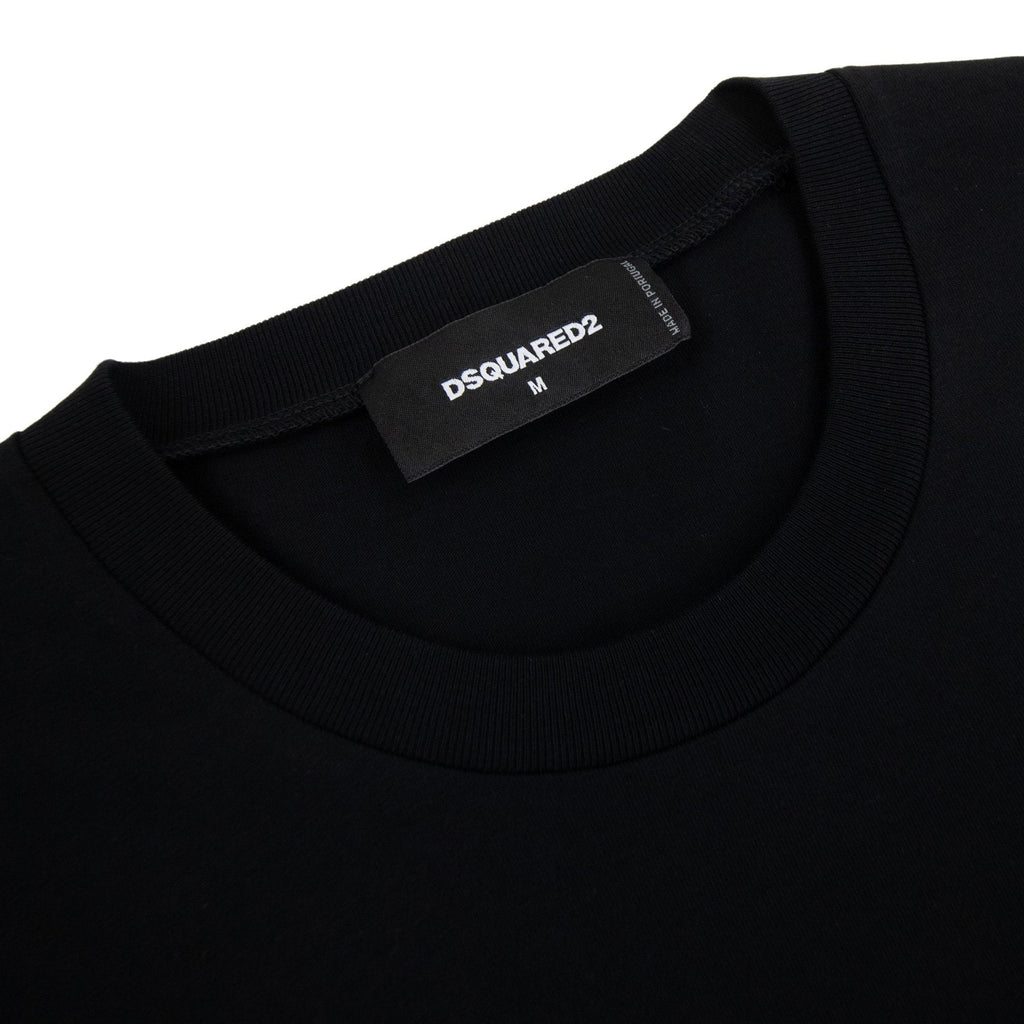 Dsquared2 Horror Printed Logo Cool Fit T Shirt Black 900