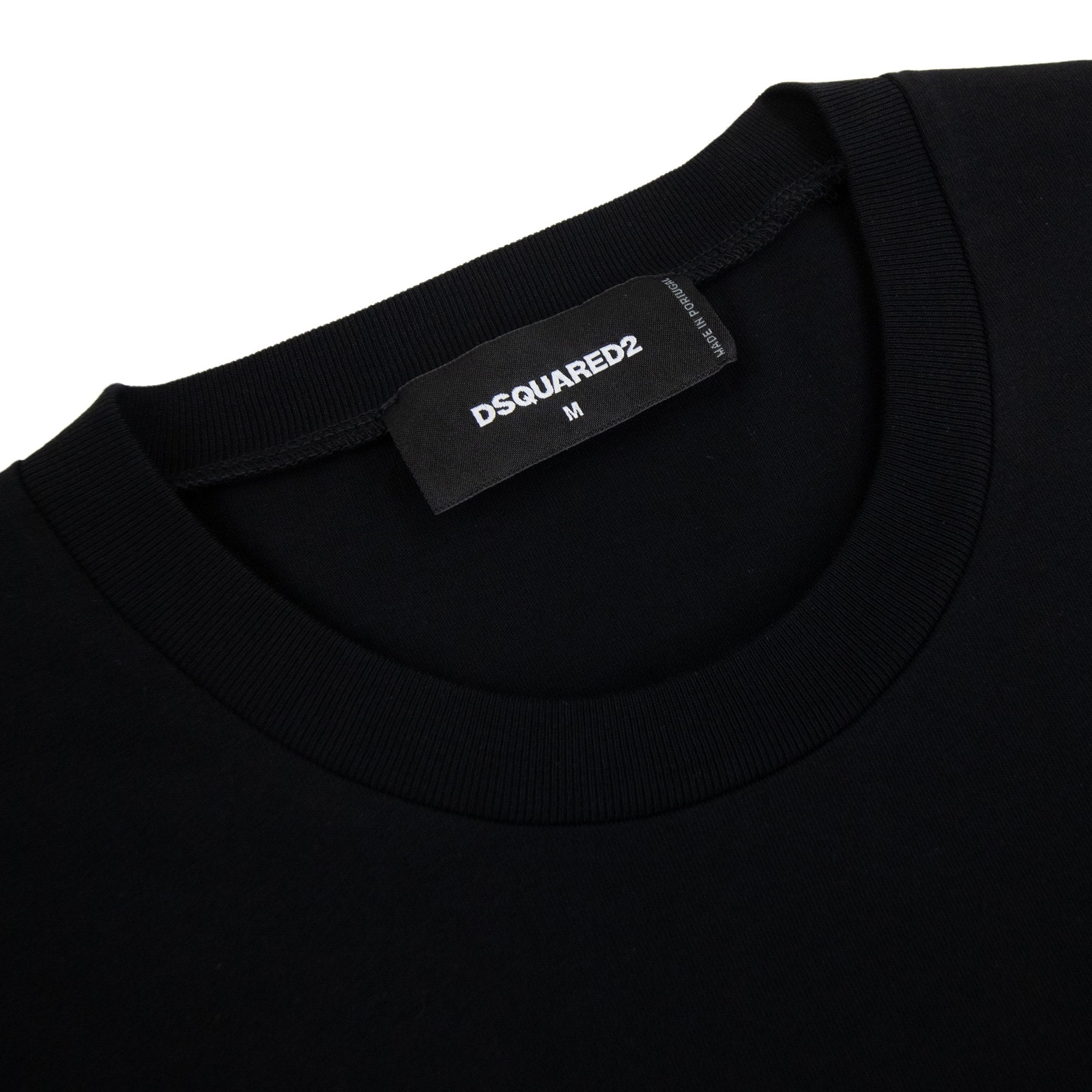 Dsquared2 Horror Printed Logo Cool Fit T Shirt Black 900