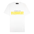 Dsquared2 Horror Printed Logo Cool Fit T Shirt White 100