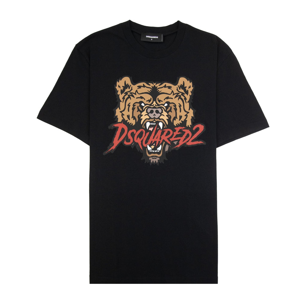 Dsquared2 Bear Logo Cool Fit T Shirt Black 900