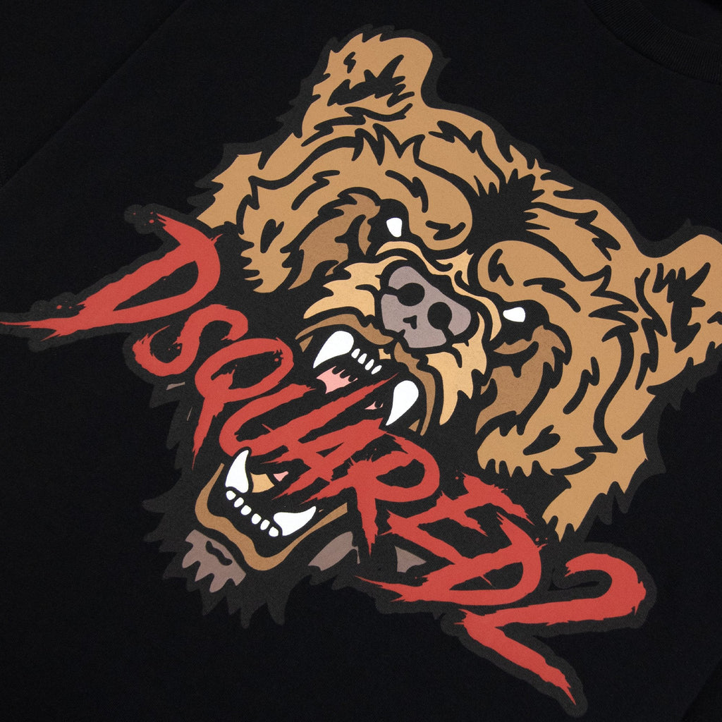 Dsquared2 Bear Logo Cool Fit T Shirt Black 900