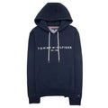 Tommy Hilfiger Drawstring Embroidery Logo Hoody Navy