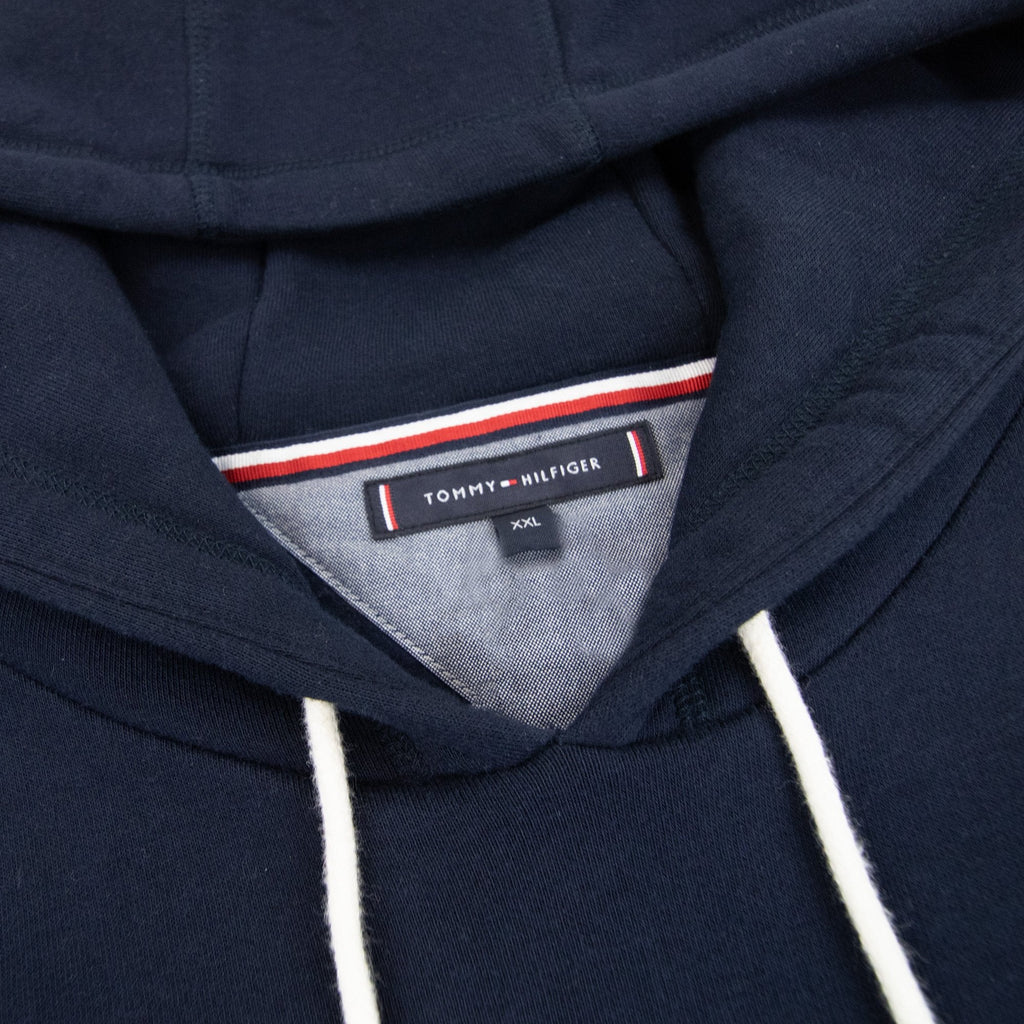 Tommy Hilfiger Drawstring Embroidery Logo Hoody Navy
