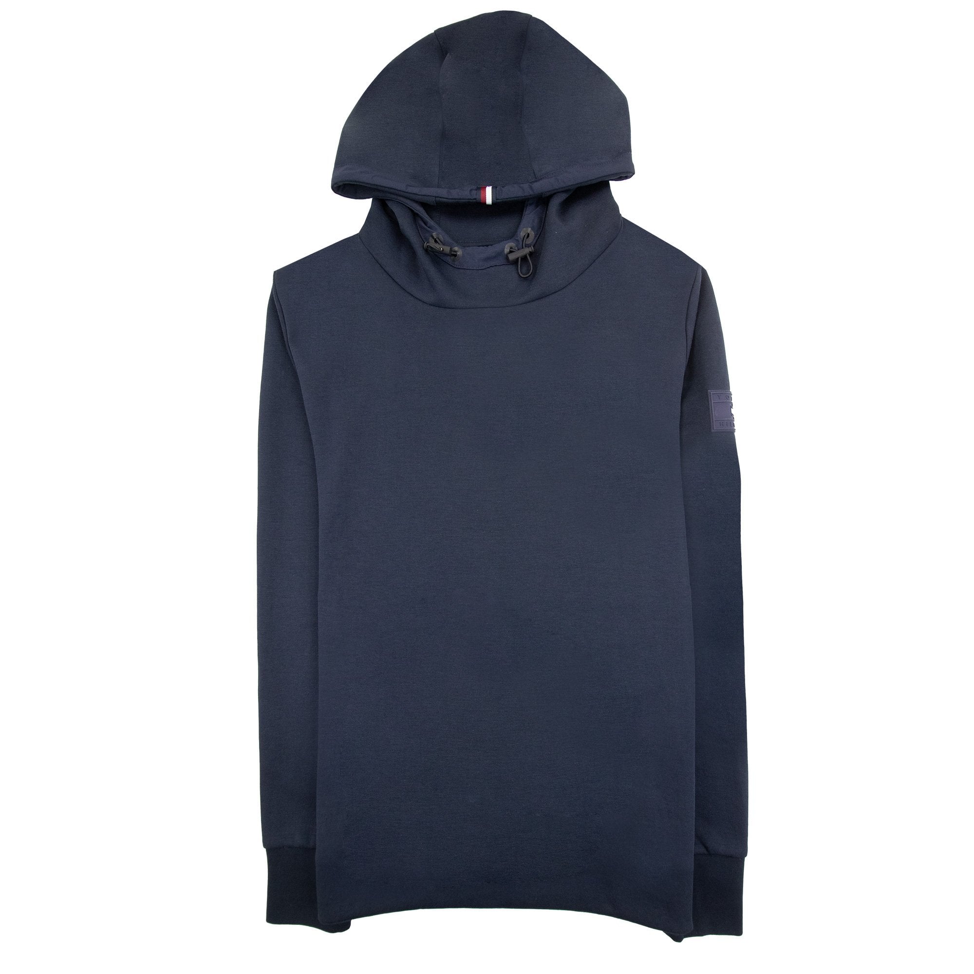Tommy Hilfiger Arm Badge Logo Hoodied Sweatshirt Navy