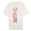Cp Company Undersixteen 30/1 British Sailor T Shirt White 103