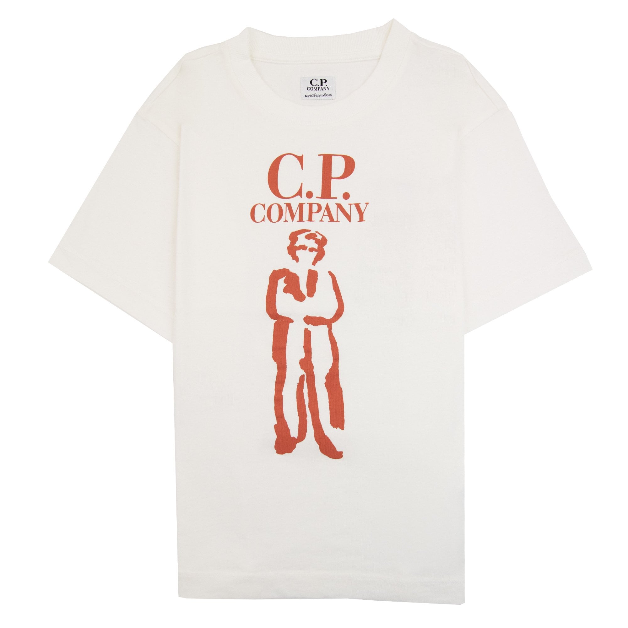Cp Company Undersixteen 30/1 British Sailor T Shirt White 103