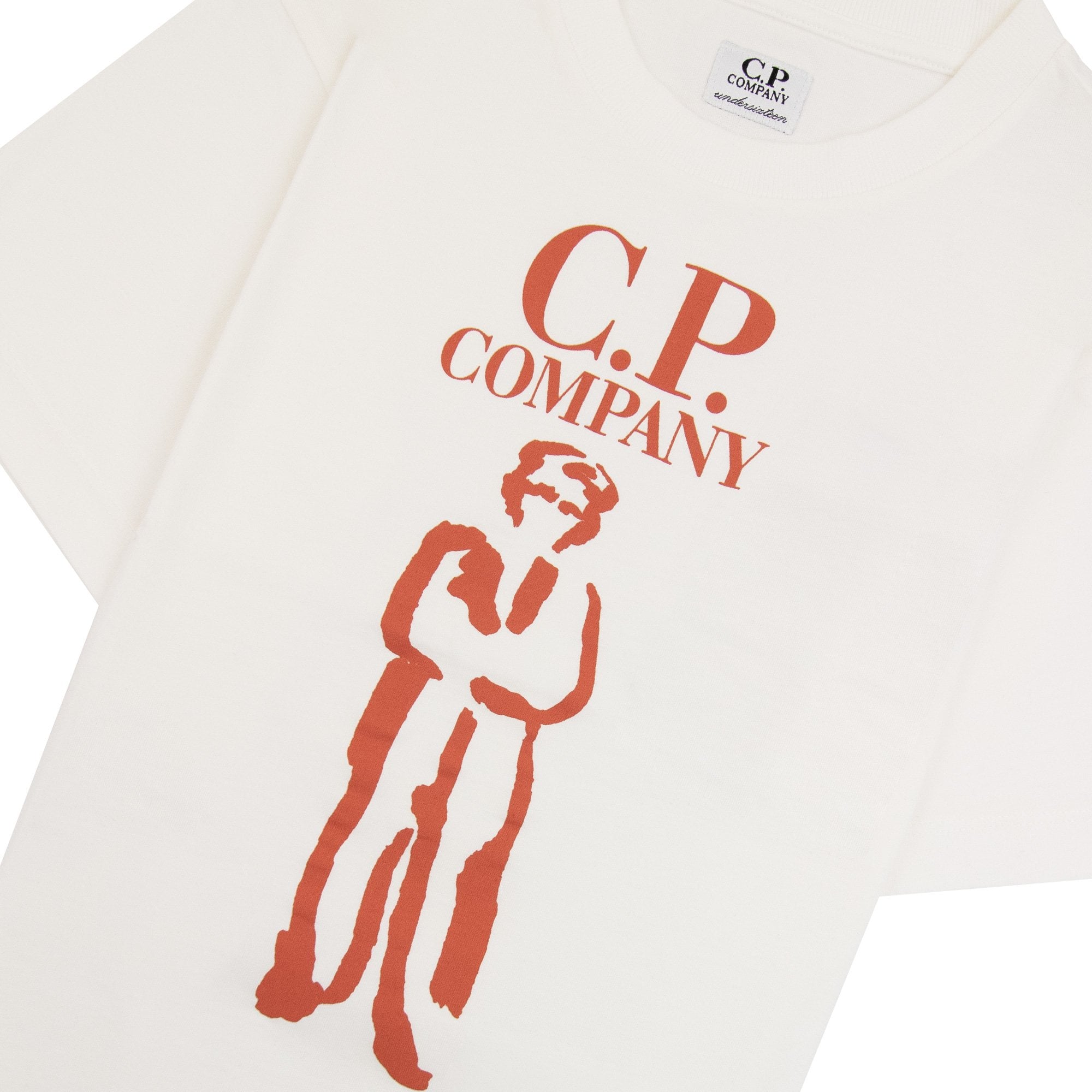 Cp Company Undersixteen 30/1 British Sailor T Shirt White 103