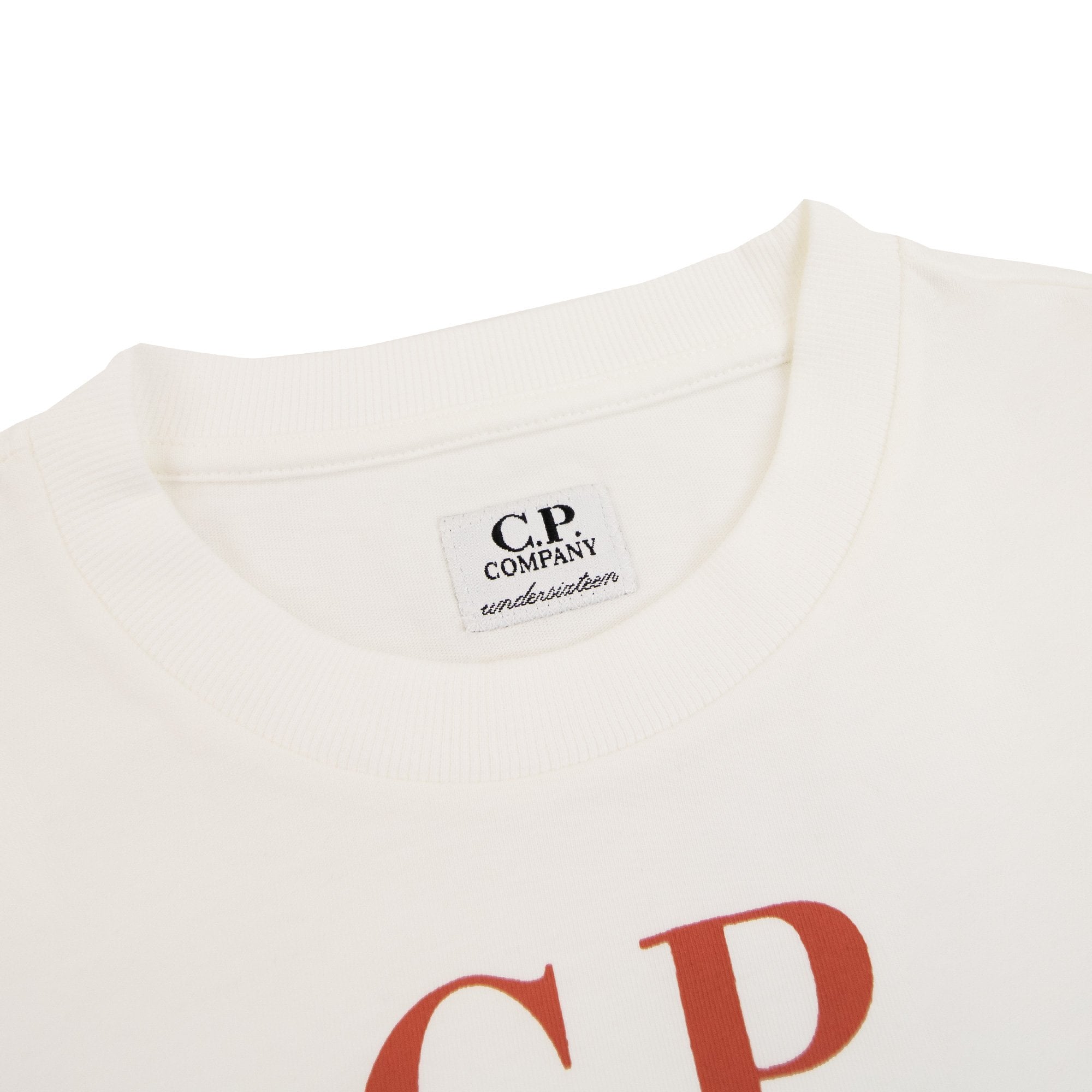 Cp Company Undersixteen 30/1 British Sailor T Shirt White 103