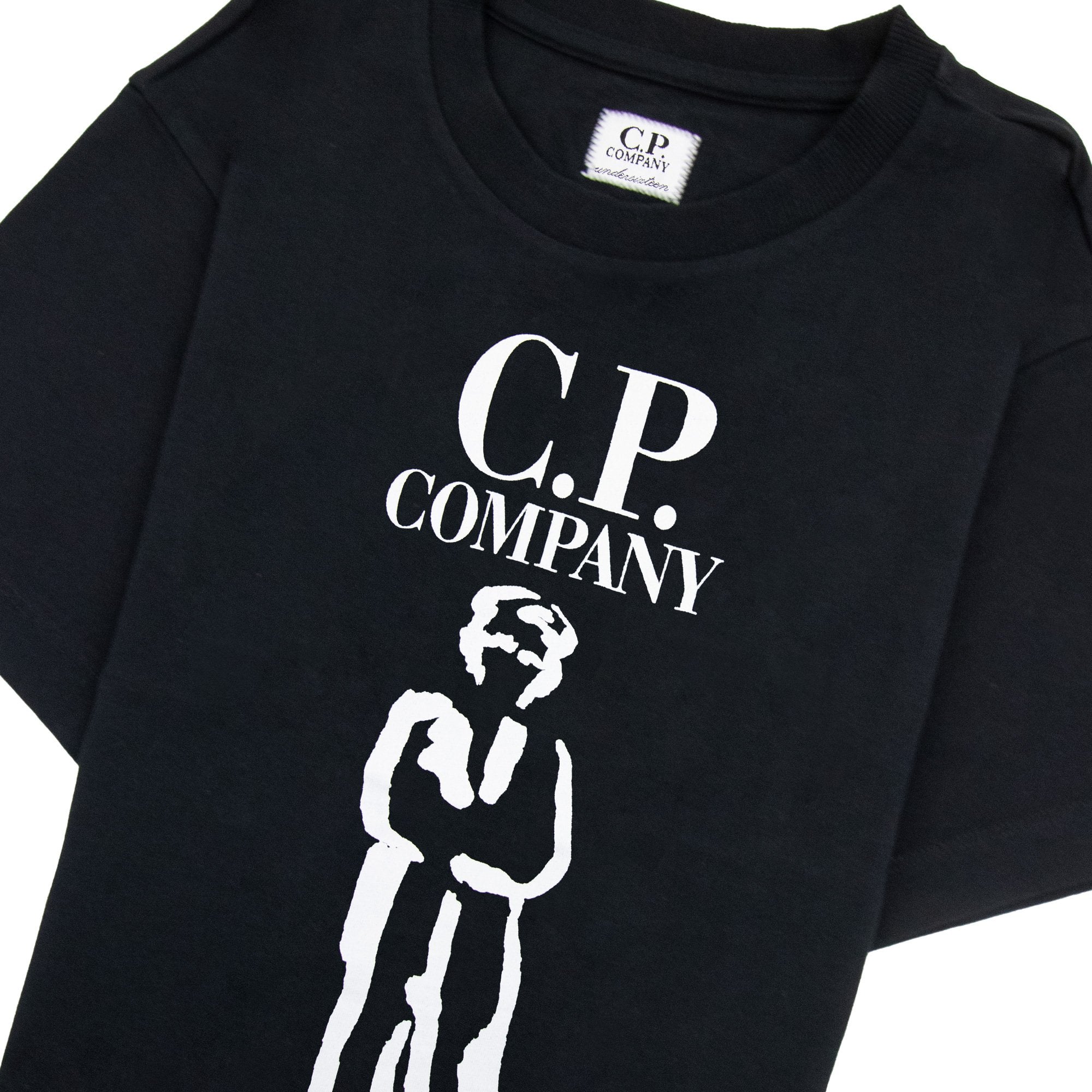 Cp Company Undersixteen 30/1 British Sailor T Shirt Black 999