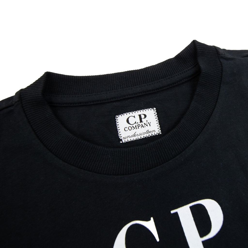 Cp Company Undersixteen 30/1 British Sailor T Shirt Black 999
