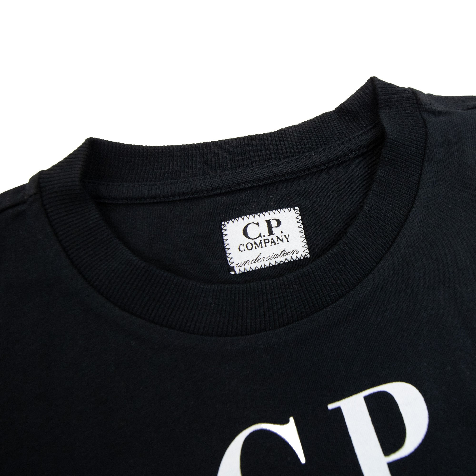 Cp Company Undersixteen 30/1 British Sailor T Shirt Black 999