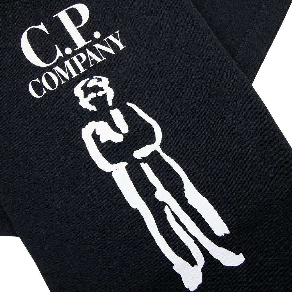 Cp Company Undersixteen 30/1 British Sailor T Shirt Black 999