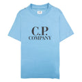 Cp Company Undersixteen Chest Logo Back Goggle T-shirt Niagara Blue 853