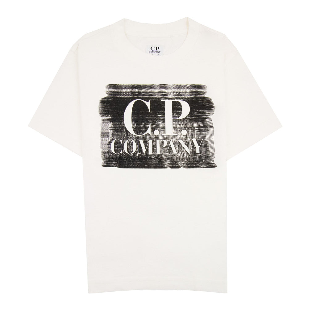 Cp Company Undersixteen 30/1 Graphic Logo T-shirt White 103