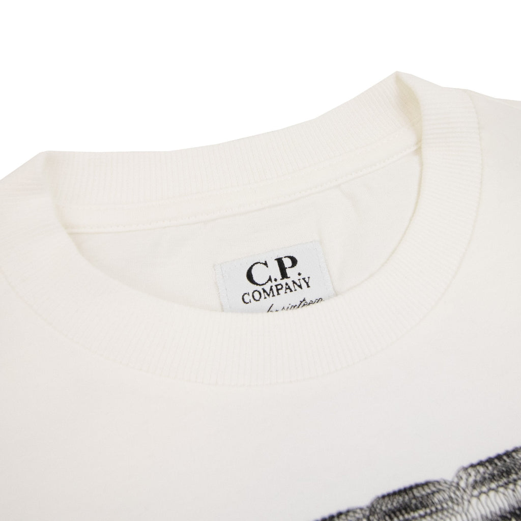 Cp Company Undersixteen 30/1 Graphic Logo T-shirt White 103