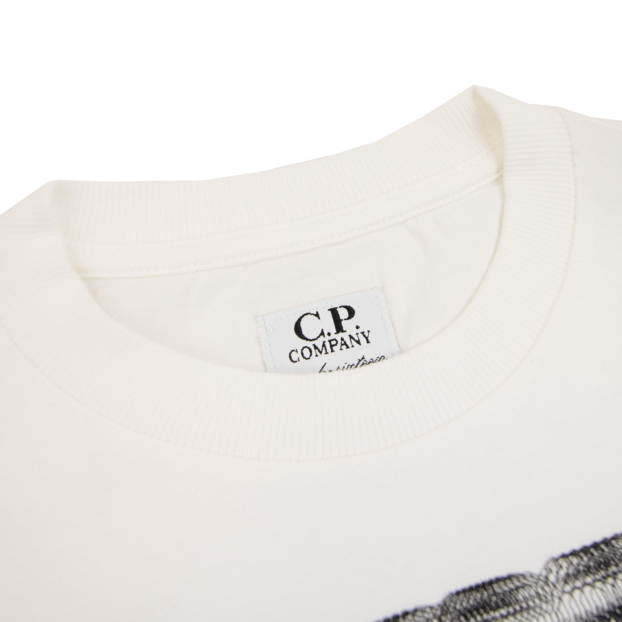 Cp Company Undersixteen 30/1 Graphic Logo T-shirt White 103