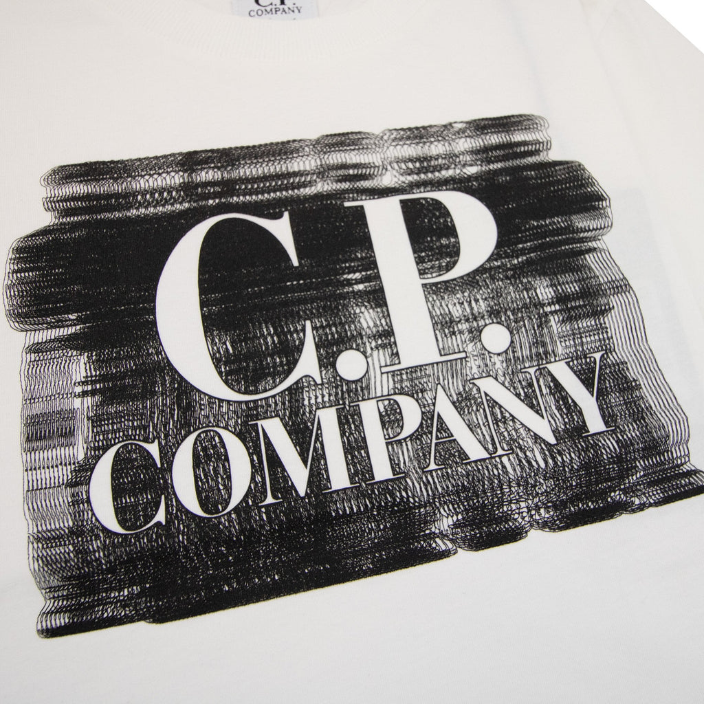 Cp Company Undersixteen 30/1 Graphic Logo T-shirt White 103