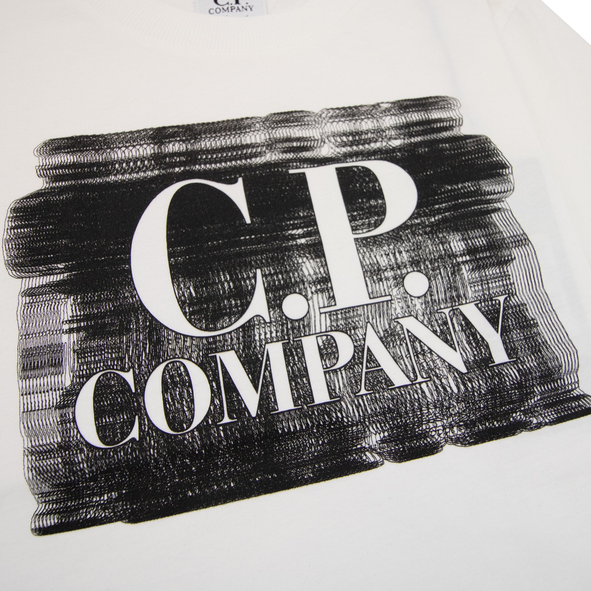 Cp Company Undersixteen 30/1 Graphic Logo T-shirt White 103