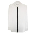 Givenchy Branded Placket Point Collar Shirt White 100