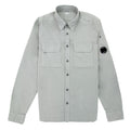 Cp Company Gabardine Lens Buttoned Shirt Grey