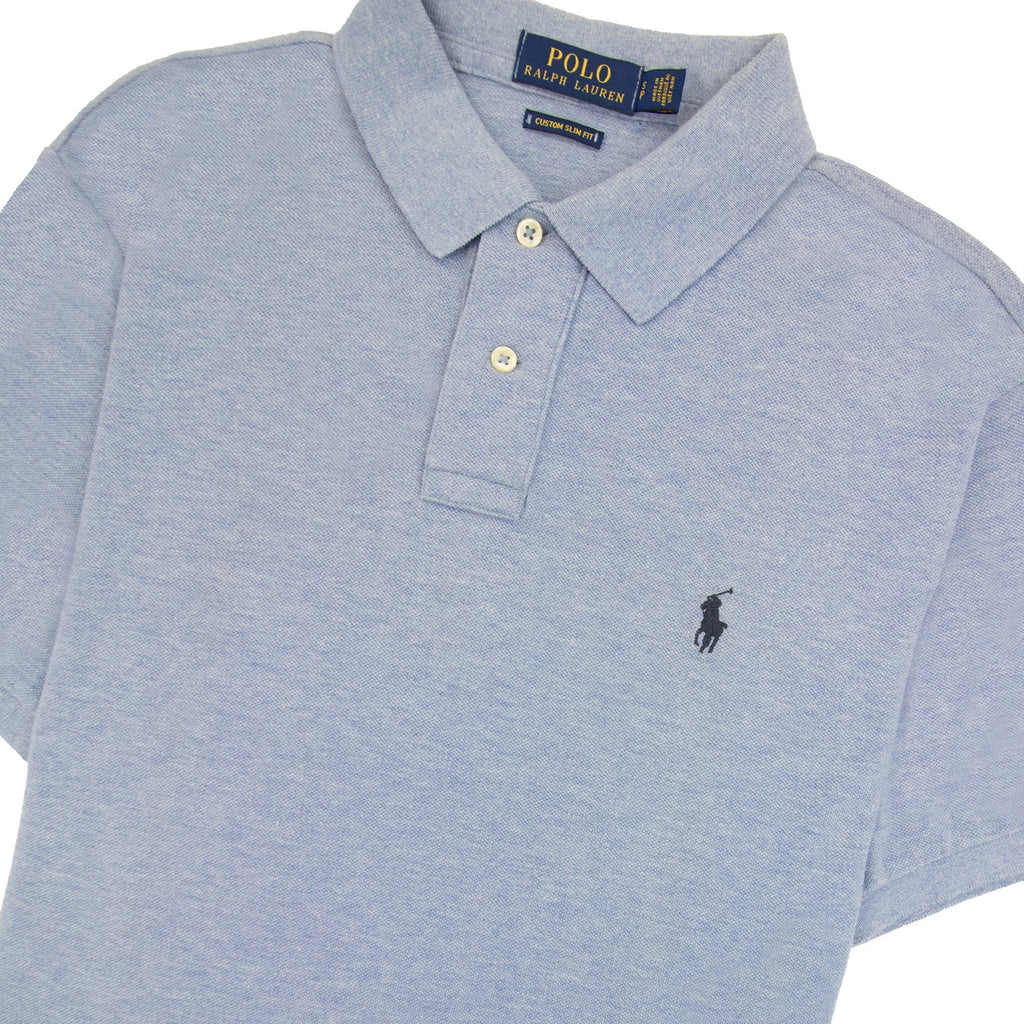 Polo Ralph Lauren Slim Fit Short Sleeve Polo Sky Blue