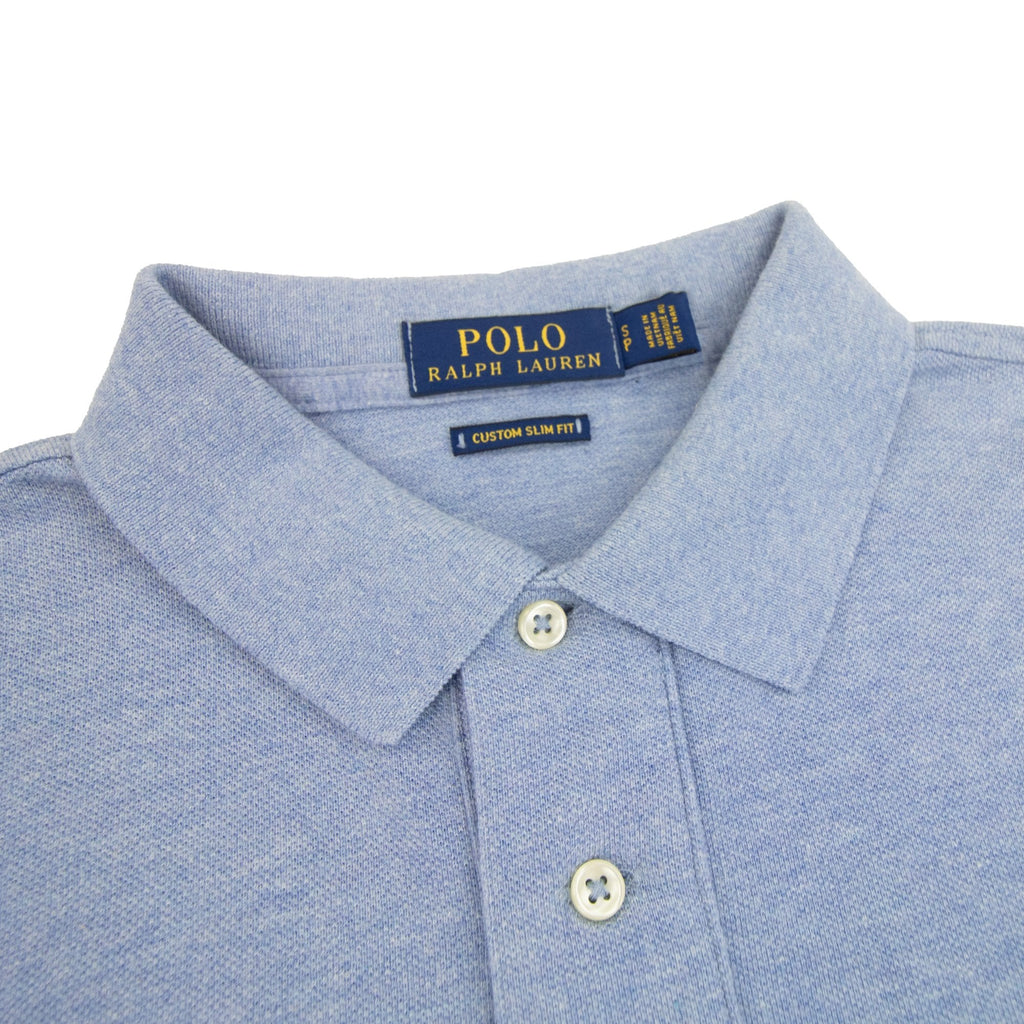 Polo Ralph Lauren Slim Fit Short Sleeve Polo Sky Blue