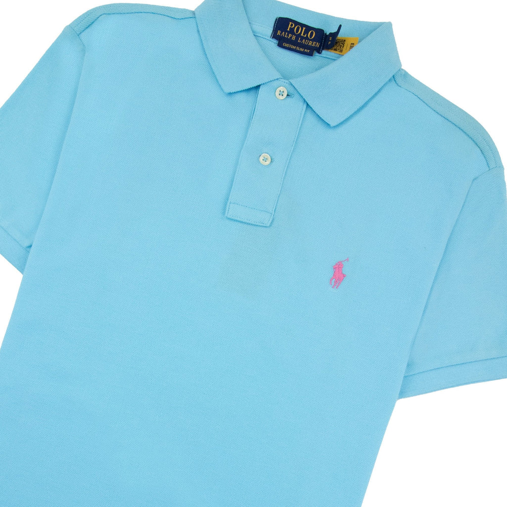 Polo Ralph Lauren Slim Fit Short Sleeve Polo Turquoise
