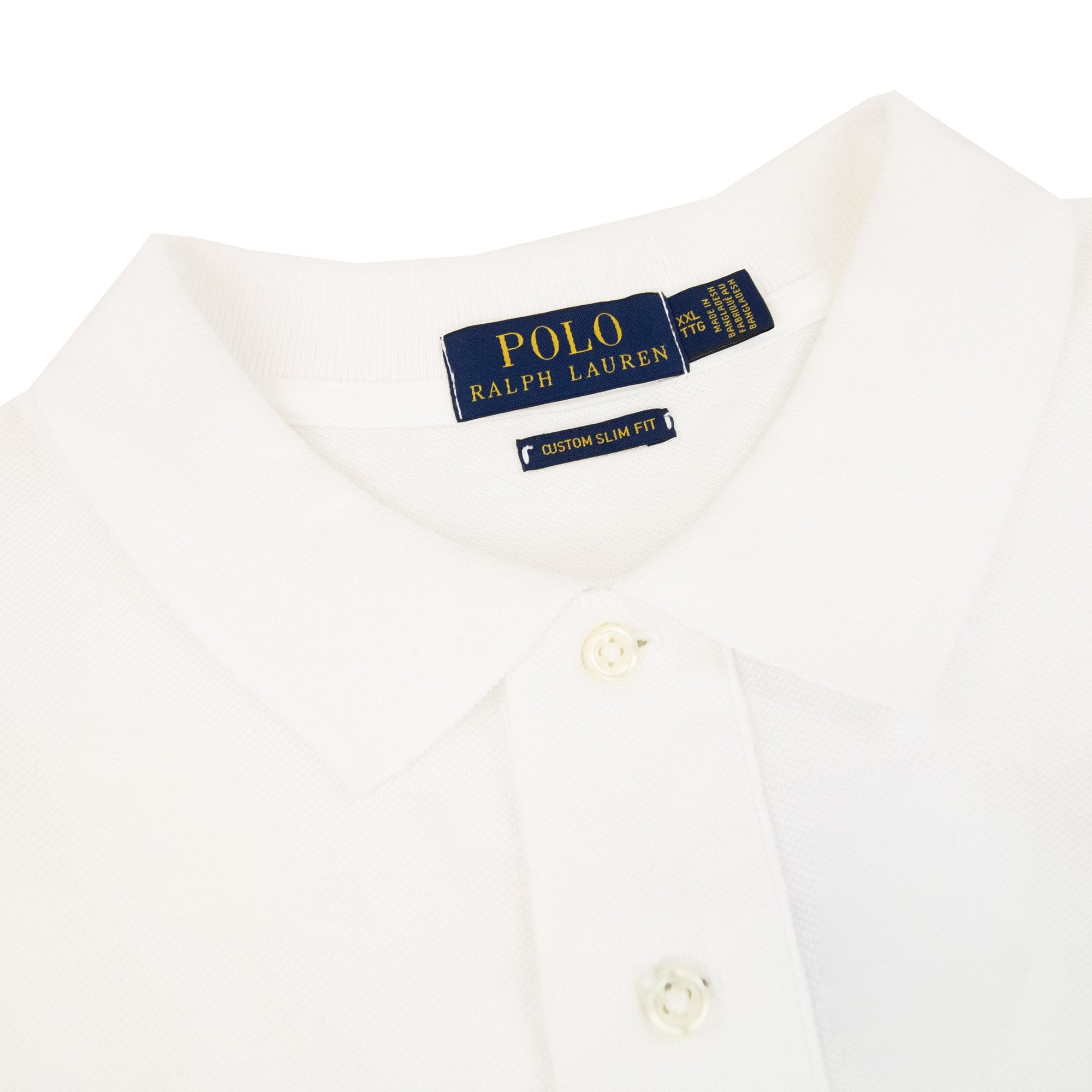 Polo Ralph Lauren Slim Fit Short Sleeve Polo White