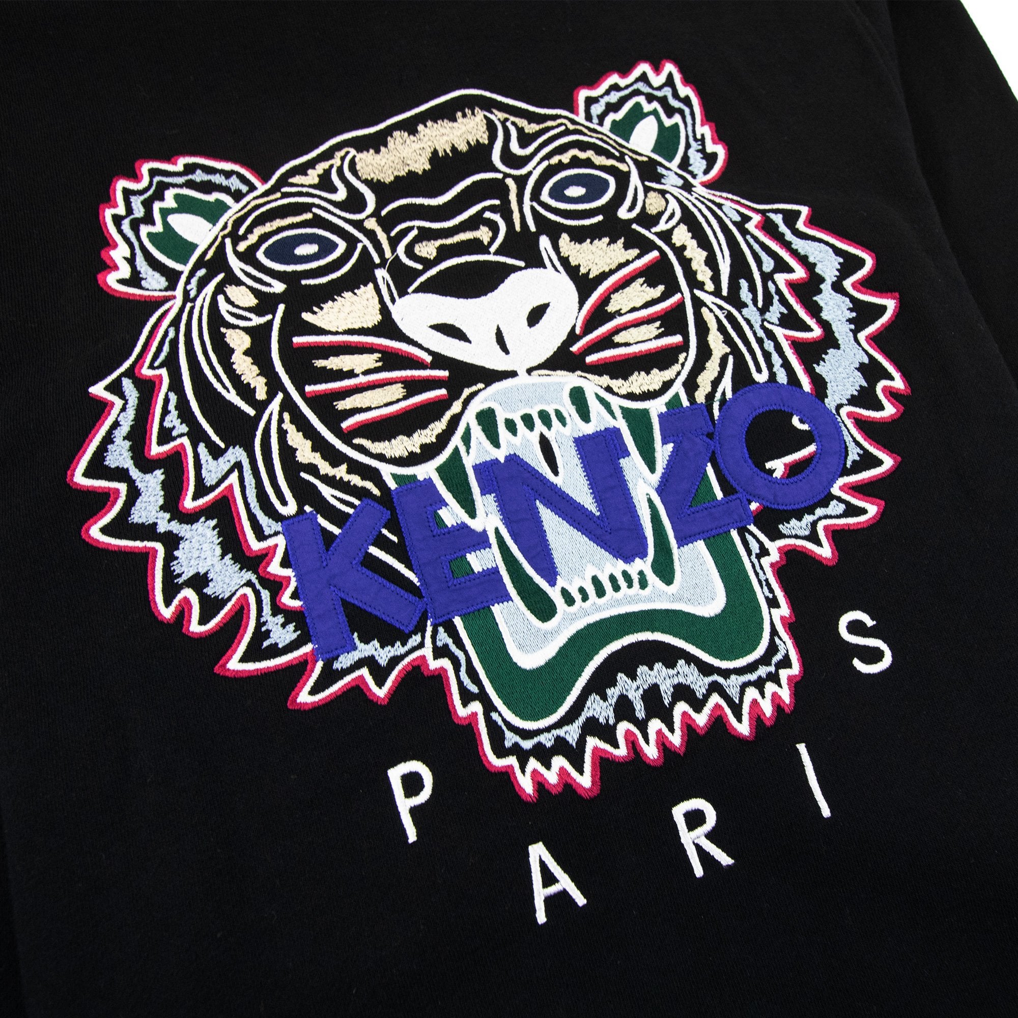 Kenzo Tiger Hoody Zip Black/blue