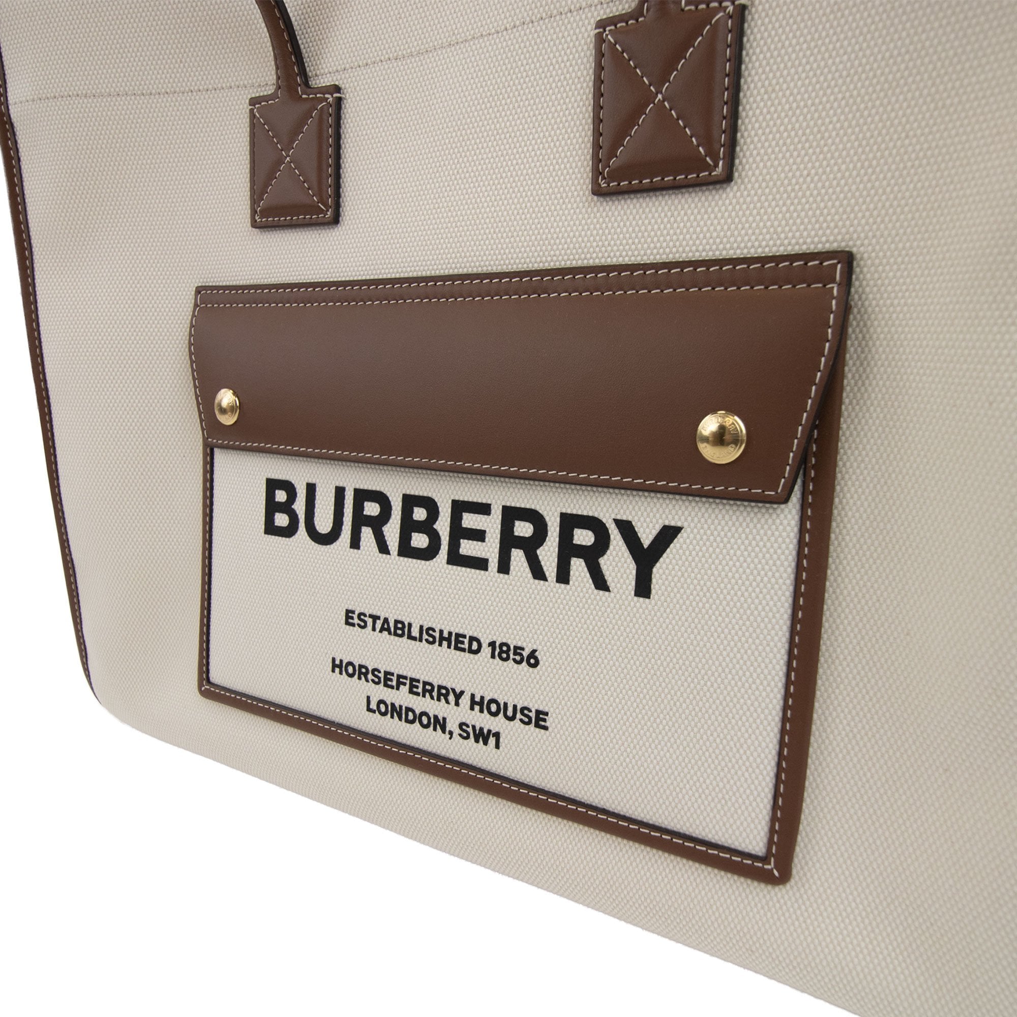 Burberry Medium Freya Tote Bag Natural/tan