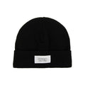 Givenchy Atelier Logo Patch Beanie Hat Black 001