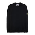 Stone Island 508a3 Lambswool Knitted Sweater Black V0029